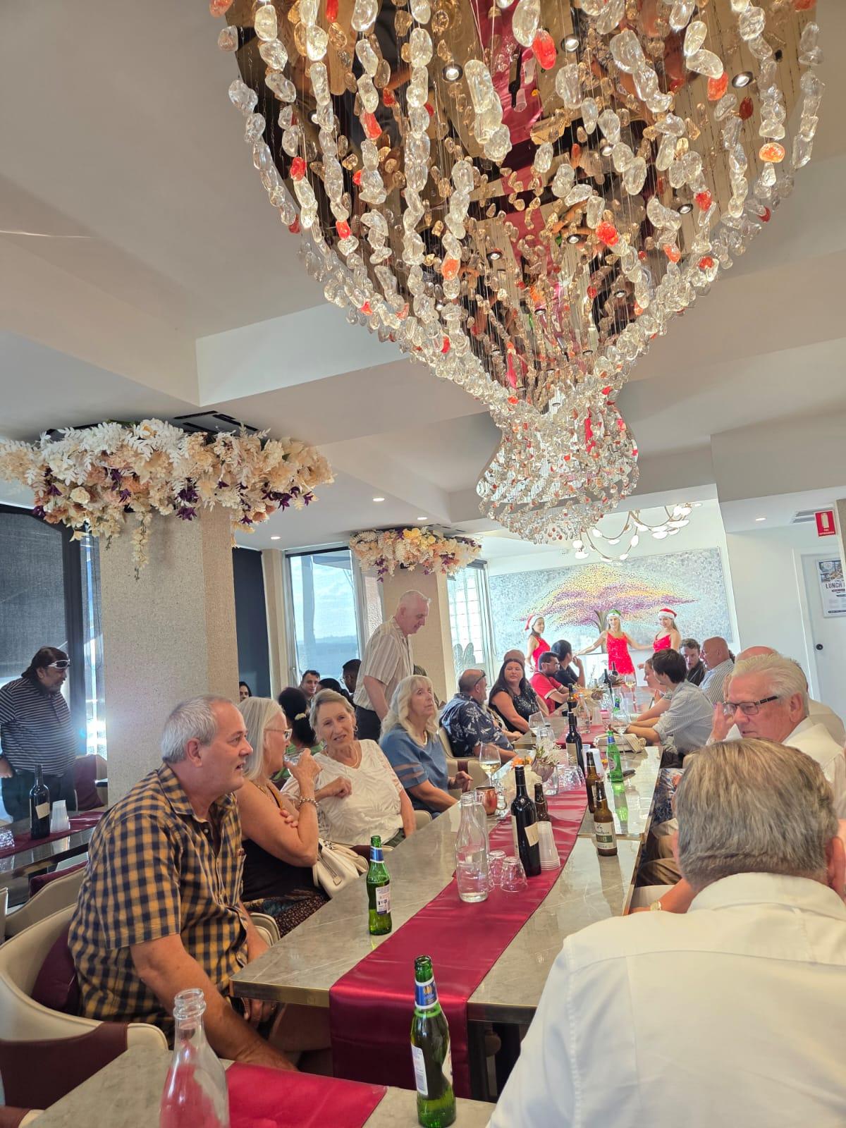 Group dining at 32 Miles Indian Restaurant